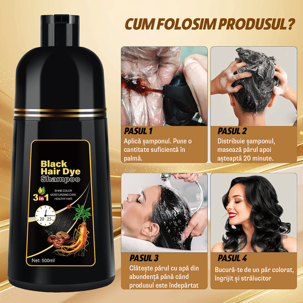 Șampon Negru Magic pentru Păr