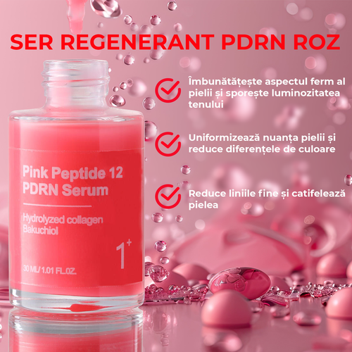 Ser Regenerant cu PDRN Roz – Hidratare, Luminozitate, Fermitate