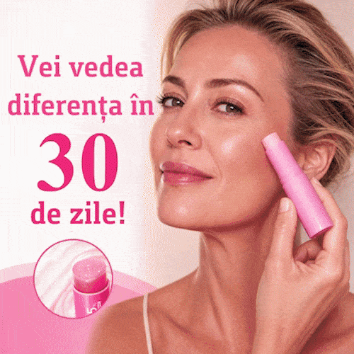 Stick anti-rid cu PDRN și colagen roz – Efect lifting instant și piele vizibil mai fermă în fiecare aplicare