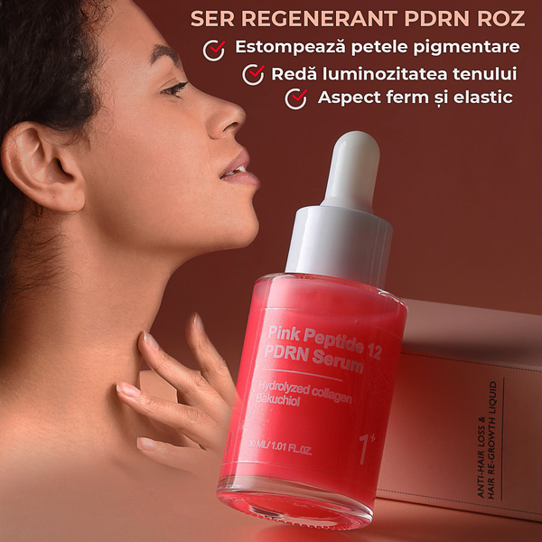 Serum Minune cu Peptide pentru Strălucire